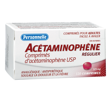 Image 1 du produit Personnelle - Acétaminophène 325 mg, 120 unités