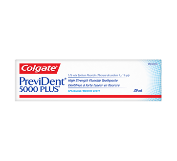 PreviDent 5000 Plus dentifrice à forte teneur en fluorure, 39 ml, menthe verte