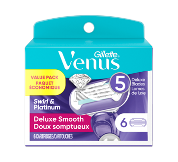 Image du produit Gillette - Venus Doux Somptueux Swirl cartouches de rechange de rasoir  pour femmes, 6 unités