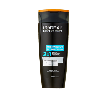 Image du produit L'Oréal Paris - Men Expert shampooing et revitalisant antipelliculaire 2 en 1, 385 ml