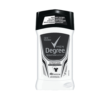 Image du produit Degree Men - UltraClear Black + White antisudorifique, 76 g