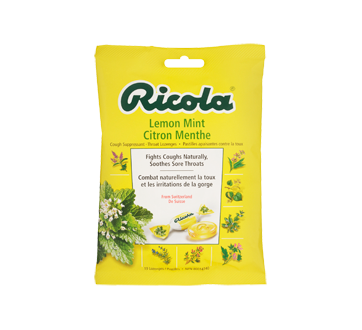 Image du produit Ricola - Pastilles, 75 g, citron menthe