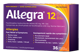 Vignette du produit Allegra - Allegra 12 heures antihistaminique, 36 unités