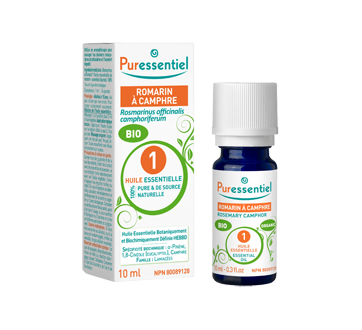 Image du produit Puressentiel - Huile essentielle biologique, 10 ml, romarin à camphre