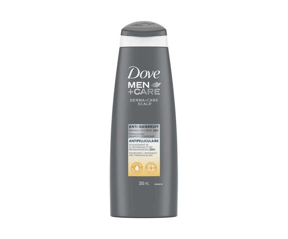 Derma+Care shampooing + revitalisant 2 en 1, 355 ml Dove Men + Care
