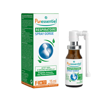 Image 1 du produit Puressentiel - Respiratoire spray gorge, 15 ml