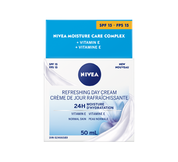 Image 1 du produit Nivea - Essentials 24h Moisture Boost + Refresh crème de jour FPS 15, 50 ml, peau normale