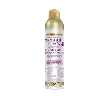 Shampoing sec rafraîchissant et réparateur à la noix de coco, 235 ml