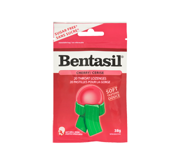 Image du produit Bentasil - Pastille molle sans sucre, 39 g, cerise