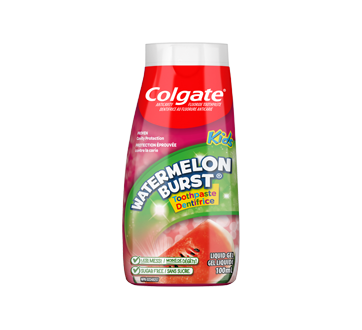 Dentifrice et rince-bouche 2 en 1 pour enfants, 100 ml, melon d'eau