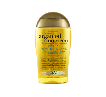 Huile d'argan du Maroc, huile régénérante extra pénétrante, 100 ml – OGX :  Traitement