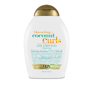 Noix de coco, shampoing hydratant pour cheveux bouclés, 385 ml