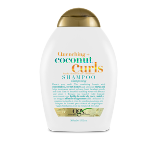 Noix de coco, shampoing hydratant pour cheveux bouclés, 385 ml