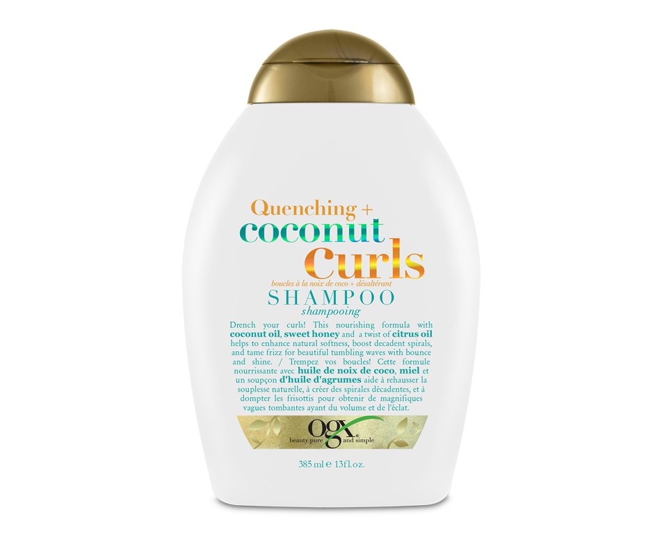 Noix de coco, shampoing hydratant pour cheveux bouclés, 385 ml OGX