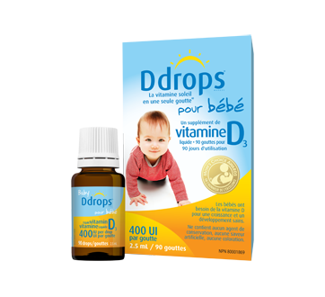 Image du produit Ddrops - Ddrops pour bébé 400 IU, 2,5 ml