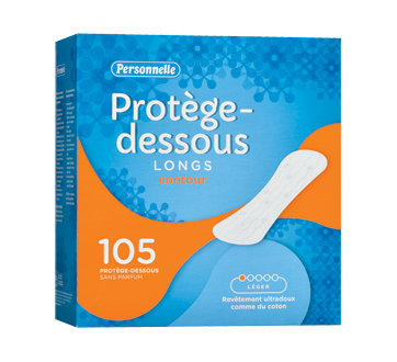 Protège-dessous contour, 105 unités, longs