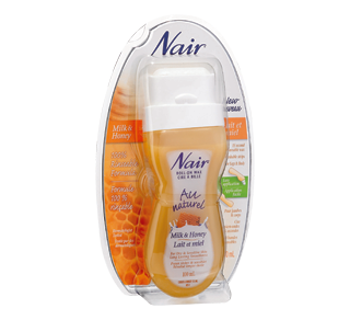Au Naturel, cire roll-on, 100 ml, lait et miel