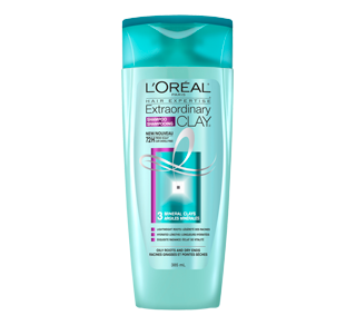Hair Expertise Extraordinary Clay shampooing, 385 ml, pour racines grasses et pointes sèches