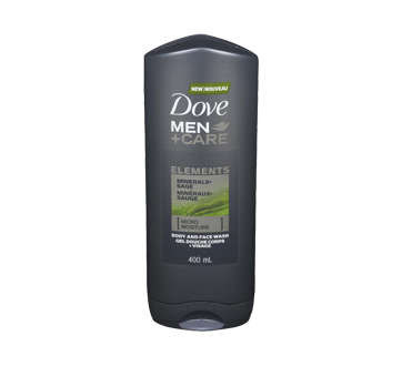 Image du produit Dove Men + Care - Minéraux+sauge gel douche corps + visage, 400 ml