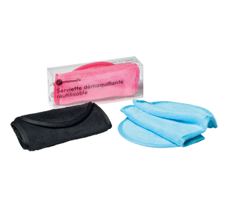 Serviette démaquillante réutilisable, 1 unité