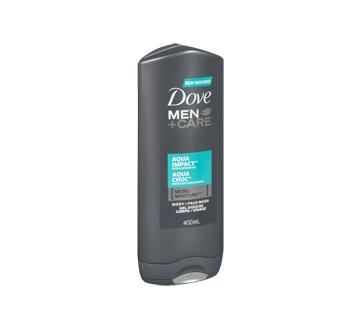 Image 2 du produit Dove Men + Care - Gel douche corps et visage, 300 ml, aqua choc