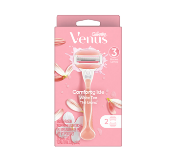 Image du produit Gillette - Venus Spa Breeze rasoir pour femme et 2 cartouches, 1 unité, thé blanc