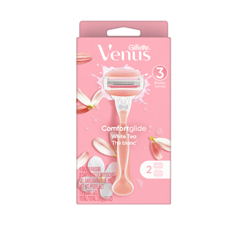 Venus Spa Breeze rasoir pour femme et 2 cartouches, 1 unité, thé blanc