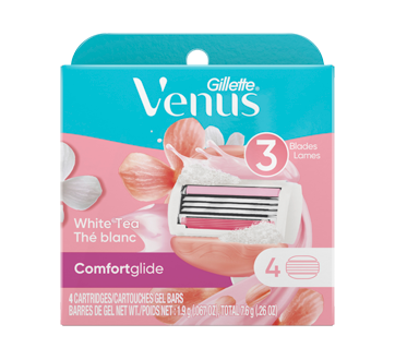 Image du produit Gillette - Venus ComfortGlide White Tea cartouches de rechange de rasoir pour femmes, 4 unités