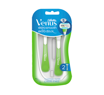 Image du produit Gillette - Venus rasoirs jetables extra doux vert pour femmes, 2 unités