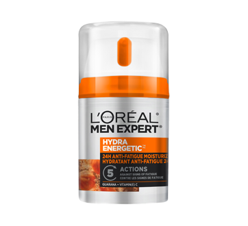 Men Expert Hydra Energetic anti-fatigue hydratant 24H, 50 ml, guarana + vitamine C