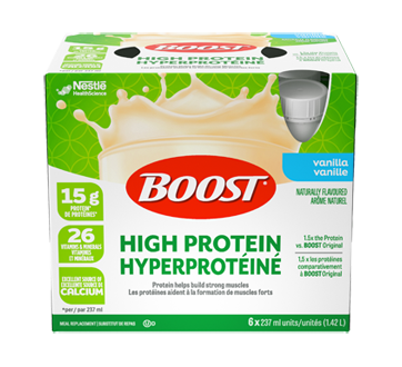 Boost Hyperprotéiné substitut de repas, 237 ml, vanille