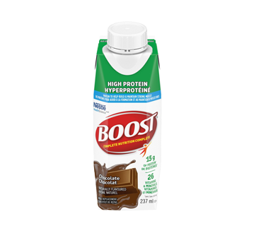 Image du produit Nestlé - Boost Hyperprotéiné substitut de repas, 237 ml, chocolat