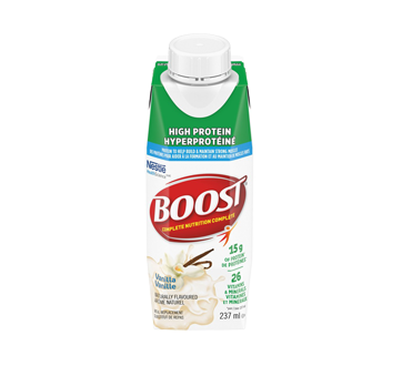 Image du produit Nestlé - Boost Hyperprotéiné substitut de repas, 237 ml, vanille