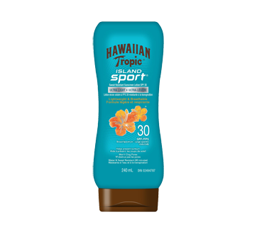Island Sport lotion écrant solaier FPS30 ultra-légère, 240 ml