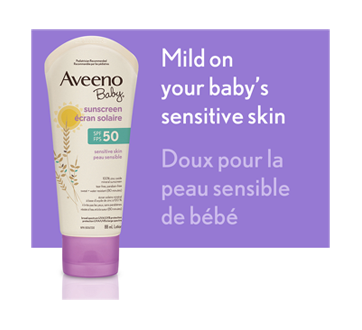 Image 3 du produit Aveeno Baby - Écran solaire FPS 50, peau sensible, 88 ml