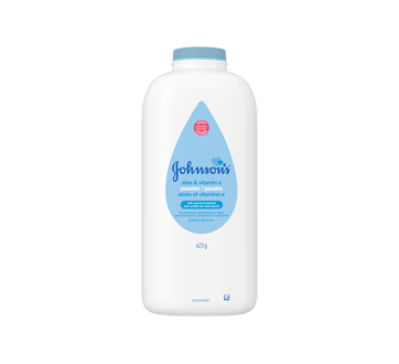 Poudre d'amidon de maïs pur pour bébés, avec aloès et vitamine E, 623 g –  Johnson's : Talc