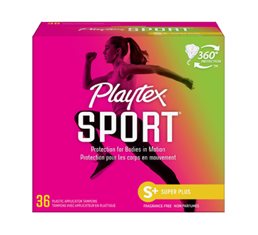 Tampons Playtex Sport En Plastique 36 Unites Super Plus Non Parfumes Playtex Tampon Jean Coutu