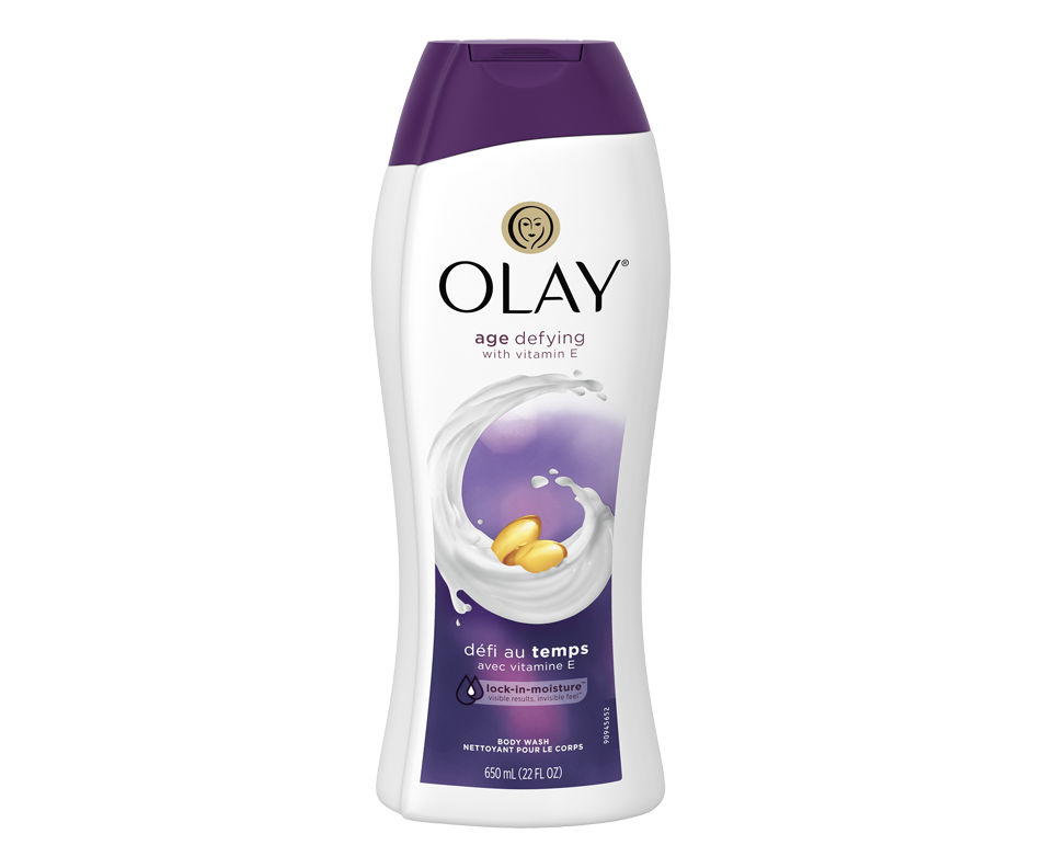 Défi au temps nettoyant pour le corps avec vitamine E, 650 ml Olay