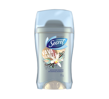 Antisudorifique et désodorisant invisible en bâton, 73 g, beauté vanillée