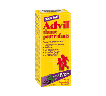 Advil Rhume Enfants Suspension 1 Ml Raisin Advil Sirop Jean Coutu