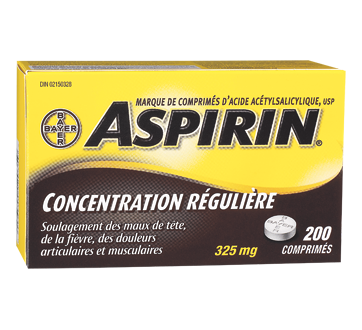 Image du produit Aspirin - Aspirin régulière comprimés 325 mg, 200 unités