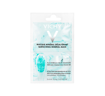 Masque minéral désaltérant sachet, 2 x 6 ml