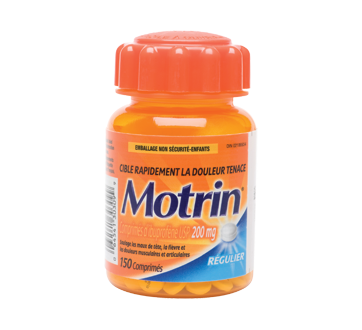 Image du produit Motrin - Régulier, comprimés 200 mg, 150 unités