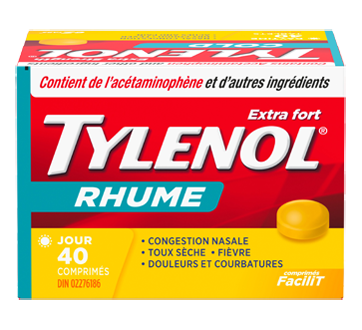 Image 1 du produit Tylenol - Tylenol Rhume extra fort formule jour, 40 unités