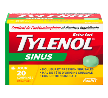 Image 1 du produit Tylenol - Tylenol Sinus extra fort formule jour, 20 unités