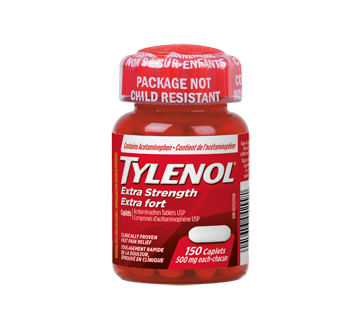 Image du produit Tylenol - Tylenol extra fort 500 mg, 150 unités