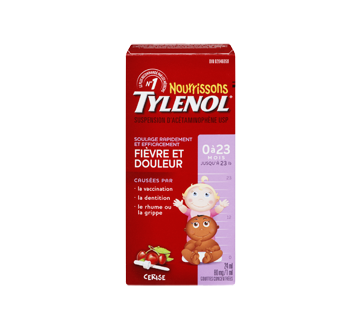 Image 3 du produit Tylenol - Tylenol pour nourrissons gouttes concentrées de suspension d'acétaminophène, 24 ml, cerise