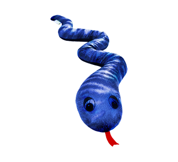 Serpent loud, 1,5 kg, bleu