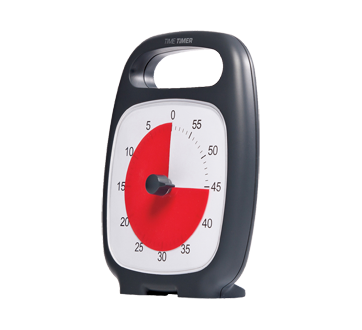 Time Timer Plus 60 min, 1 unité, gris charbon