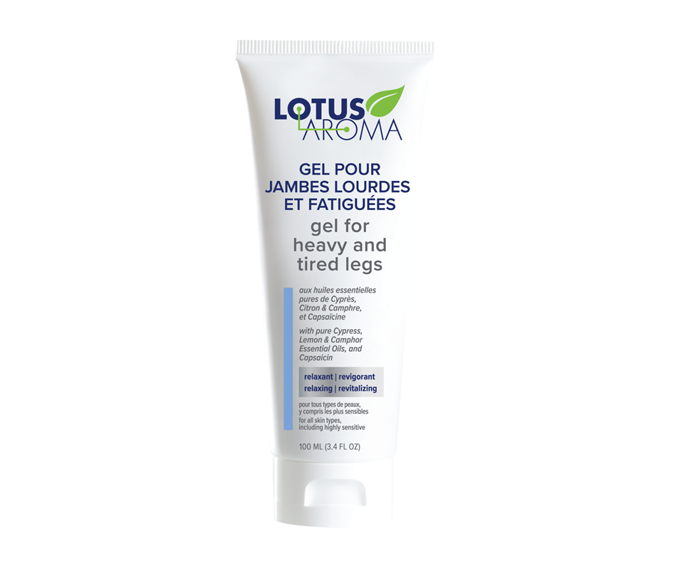 Gel pour jambes lourdes et fatiguées Lotus Aroma Jambes lourdes